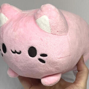 Pink Kitty Cat Plush‎ 7” Meowchi Strawberry Tasty Peach Aurora